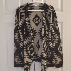 Adam Levine Aztec Tribal Cardigan Large